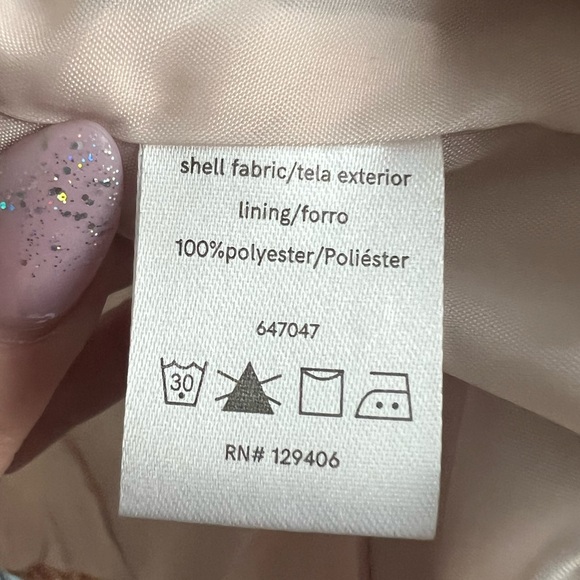 NWT Venus Blush Pink Sequin with Gold Hardware Zip Jacket - Picture 7 of 10